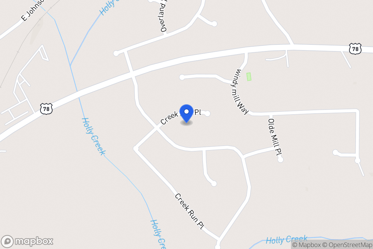 Map of 991 Creek Run Pl