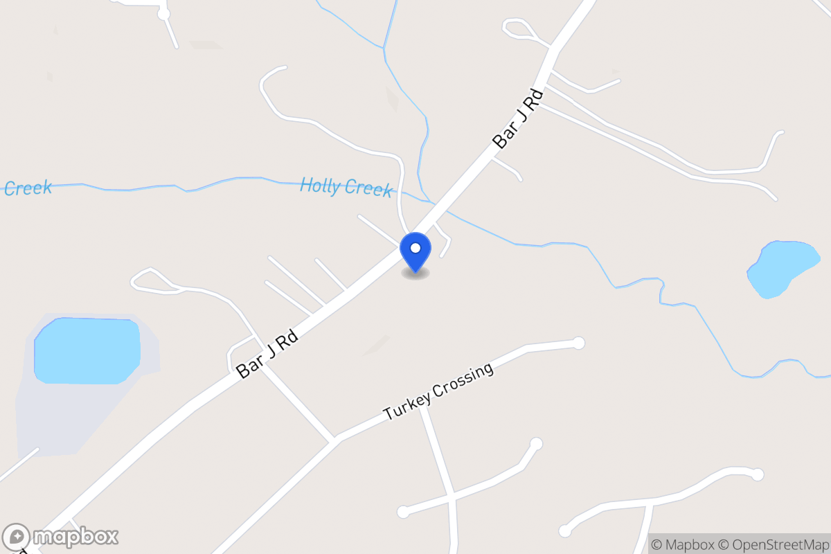 Map of 368 Bar J Rd