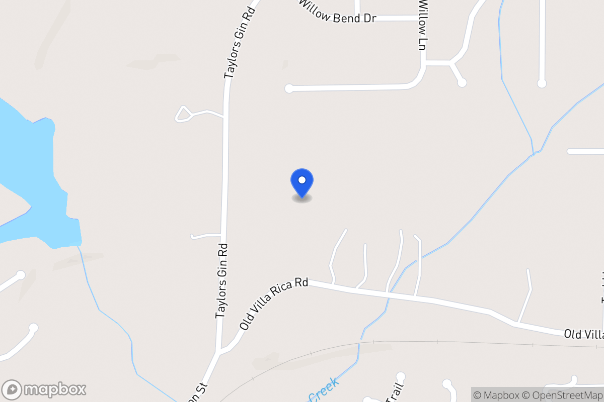 Map of 105 Taylors Gin Rd