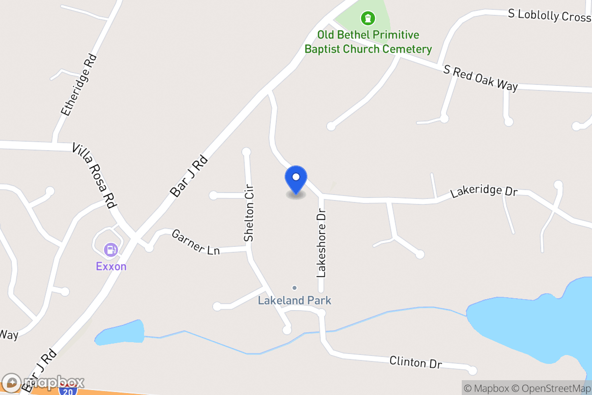 Map of 65 Lakeridge Dr