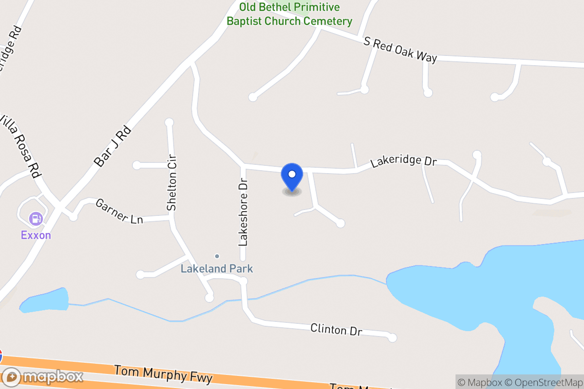 Map of 99 Lakeridge Dr