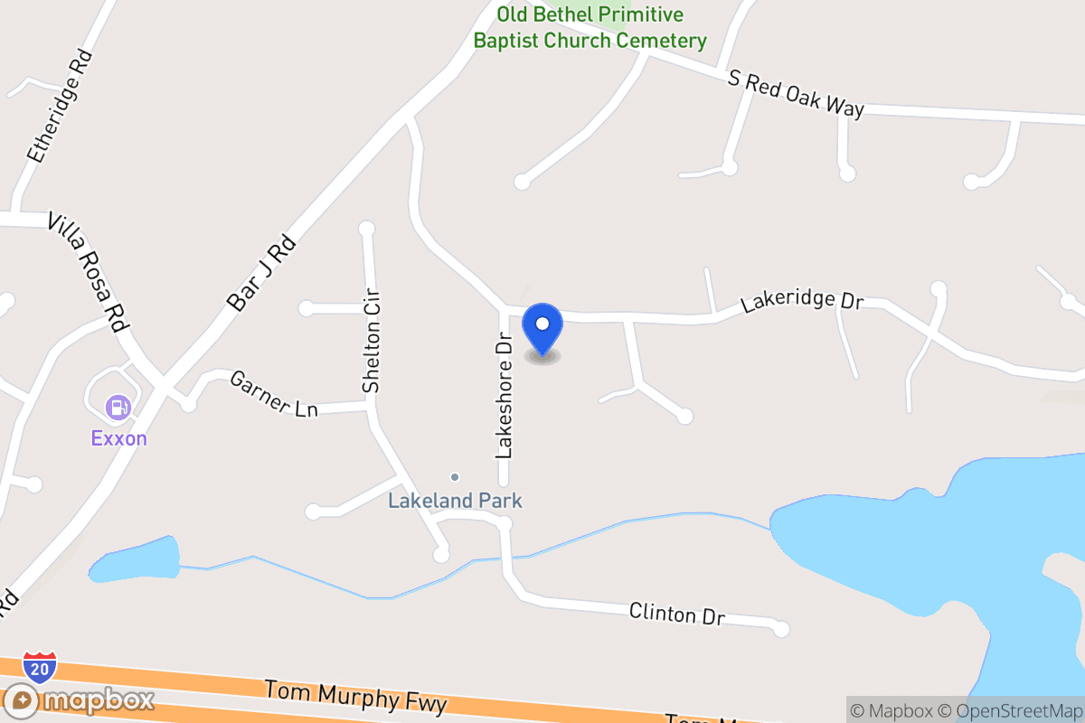 Map of 85 Lakeridge Dr