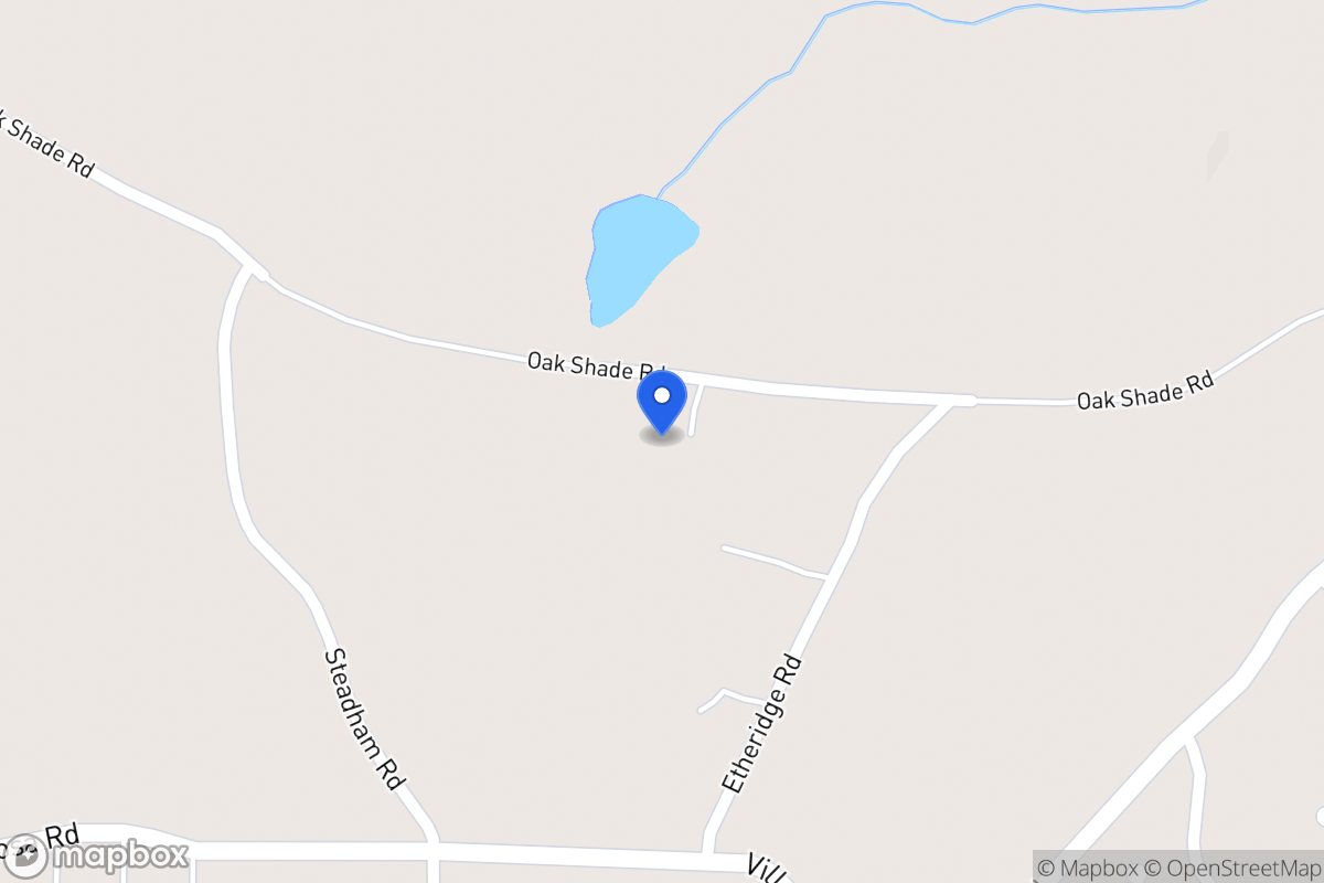 Map of 341 Oak Shade Rd