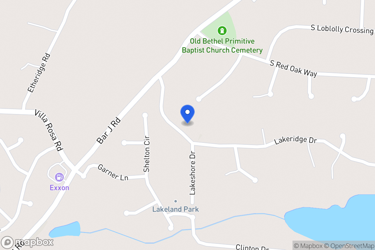 Map of 62 Lakeridge Dr