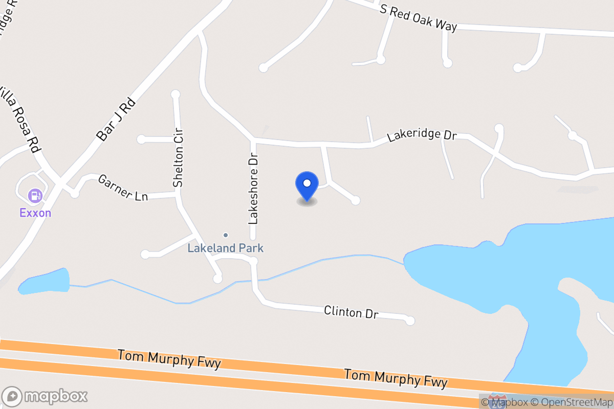 Map of 25 Lakeridge Ct