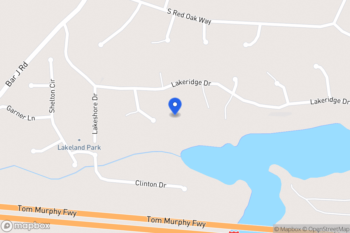 Map of 40 Lakeridge Ct