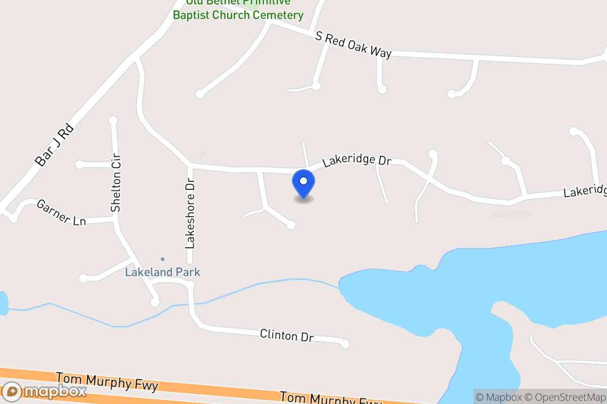 Map of 30 Lakeridge Ct