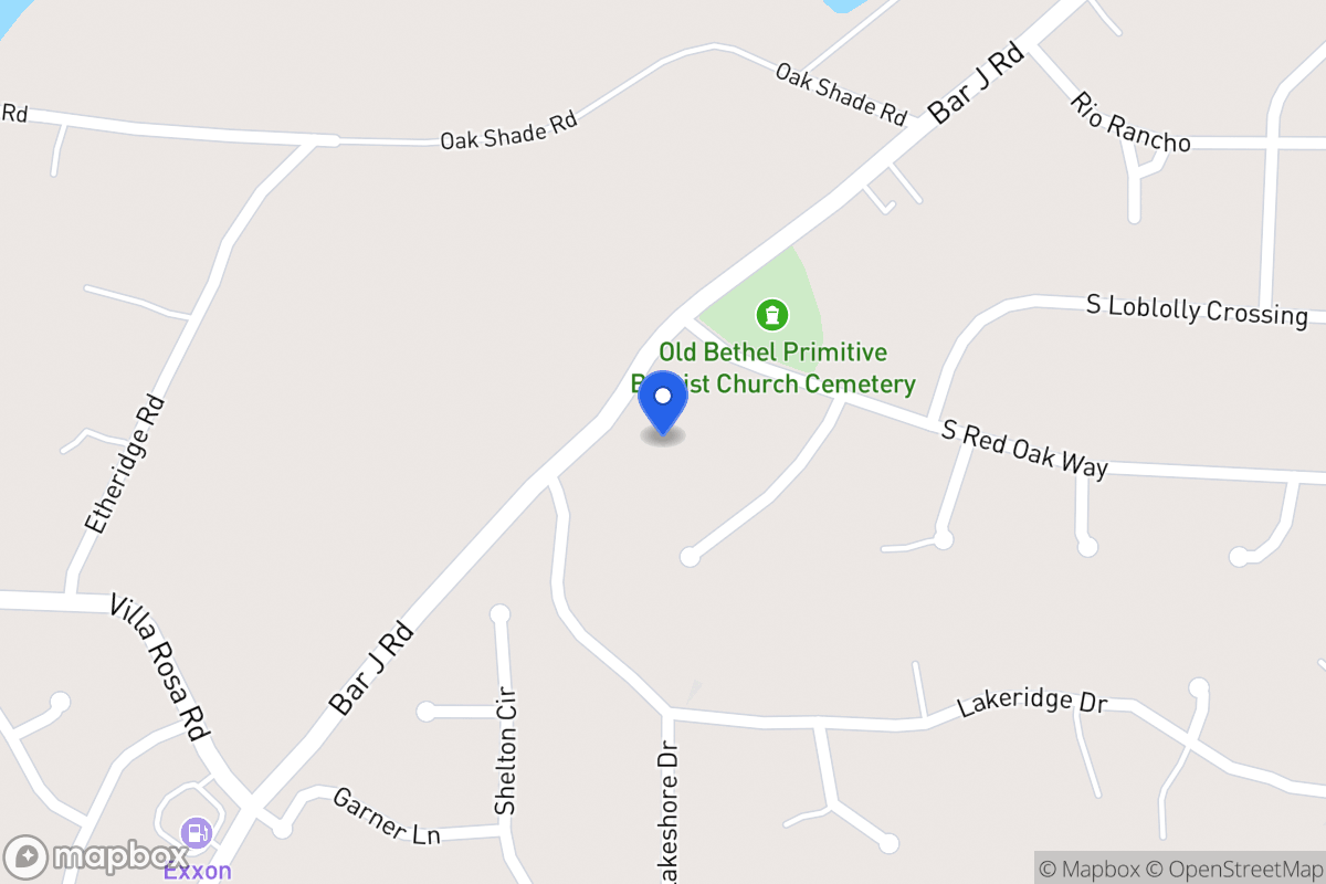 Map of 722 Bar J Rd