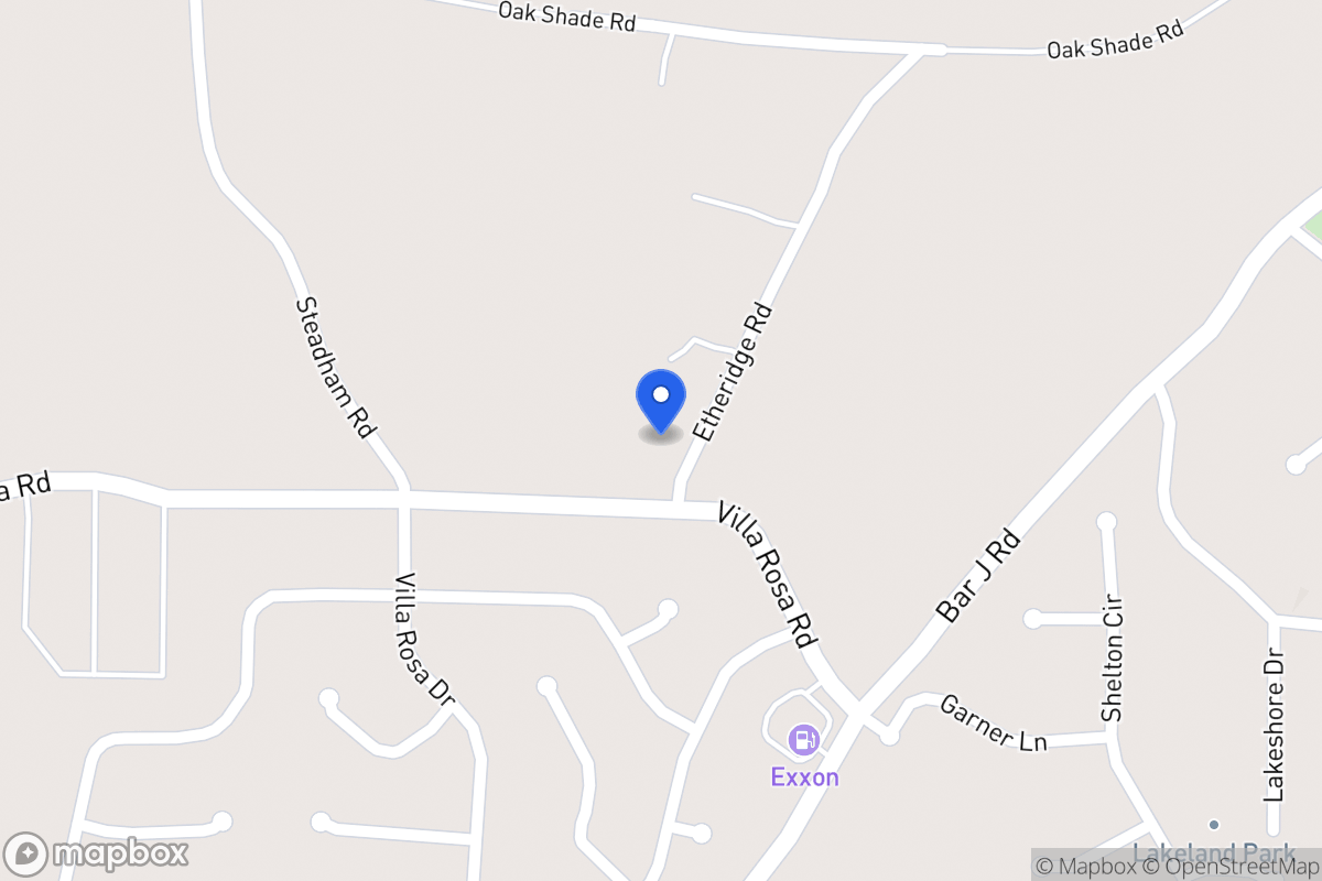 Map of 105 Etheridge Rd
