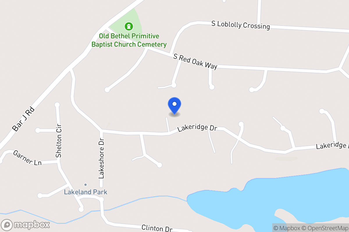 Map of 154 Lakeridge Dr