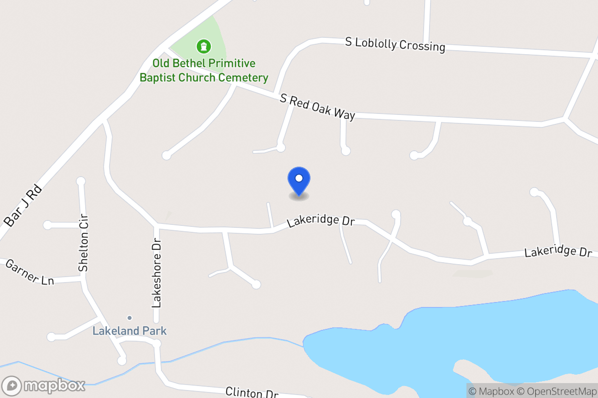 Map of 164 Lakeridge Dr