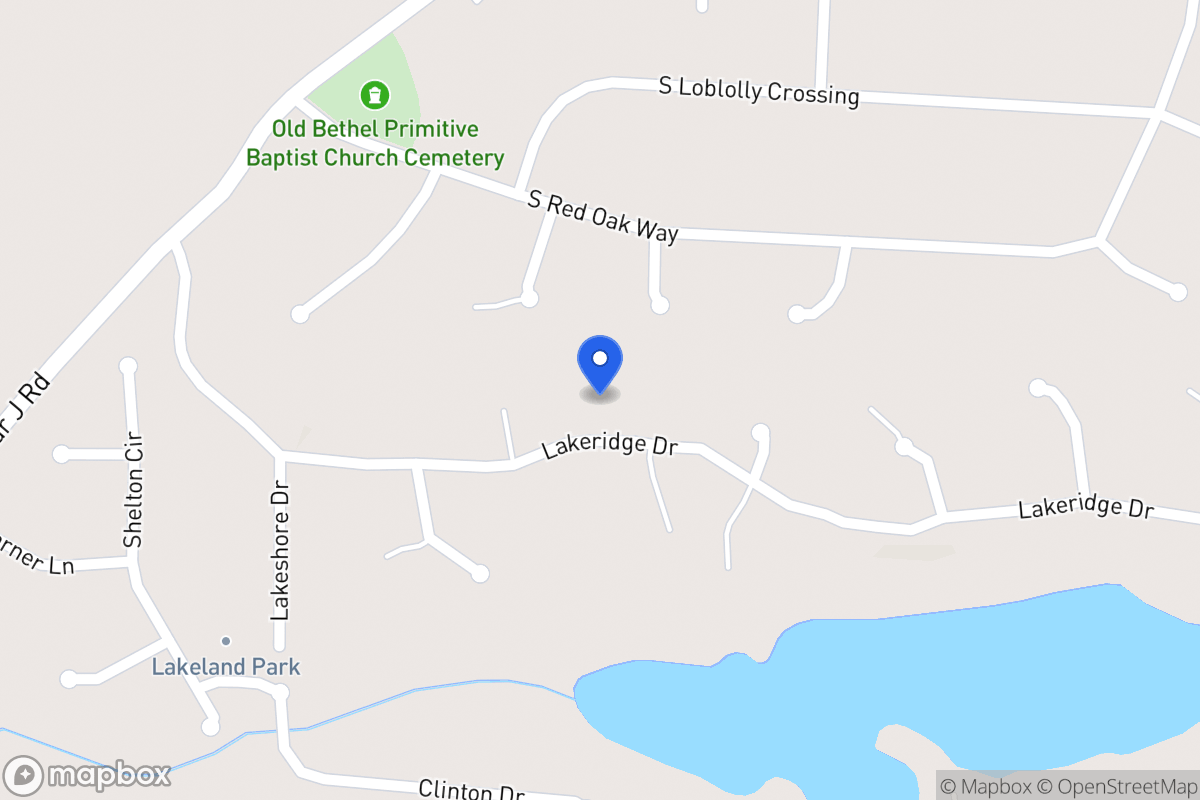 Map of 174 Lakeridge Dr