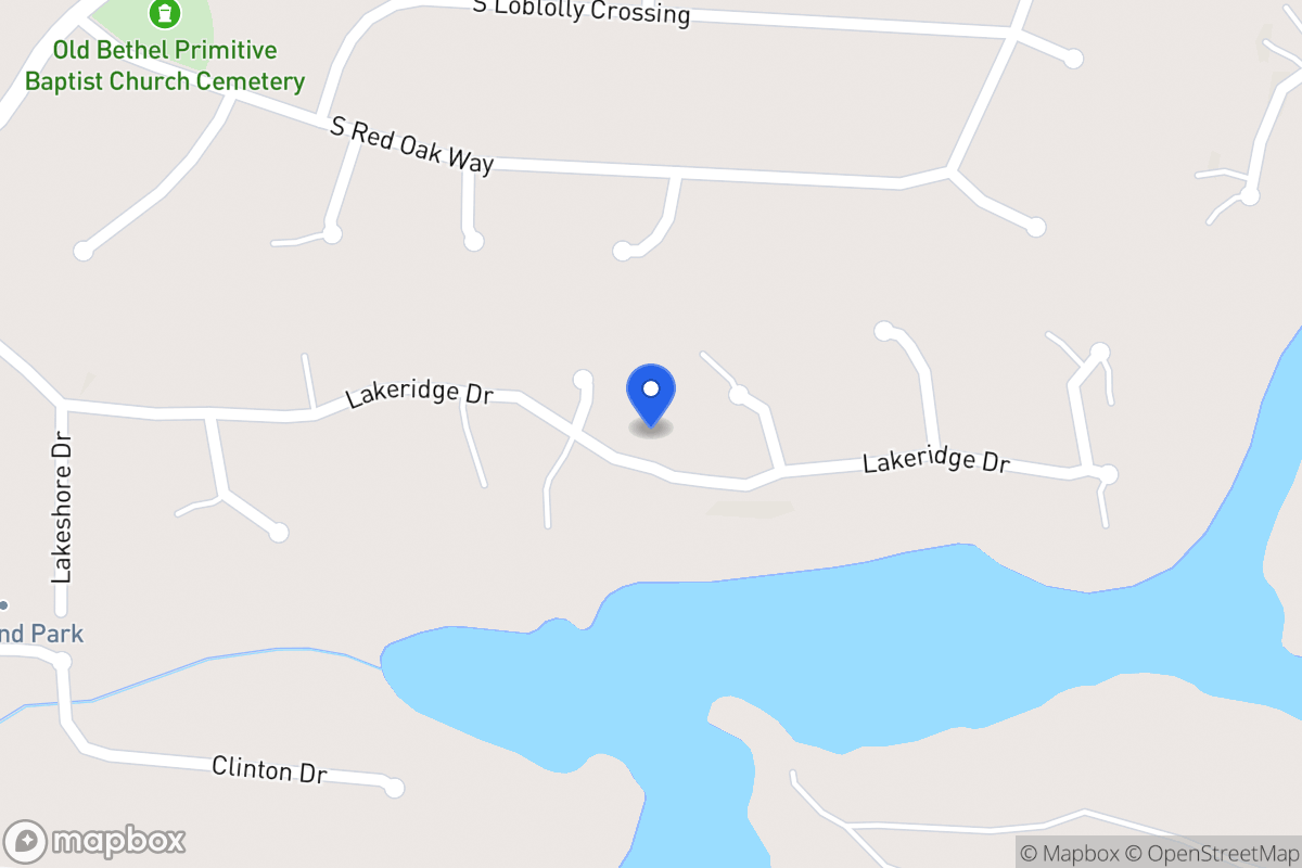 Map of 240 Lakeridge Dr