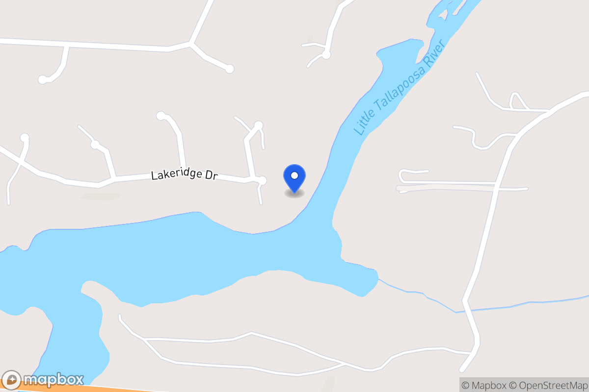 Map of 392 Lakeridge Dr