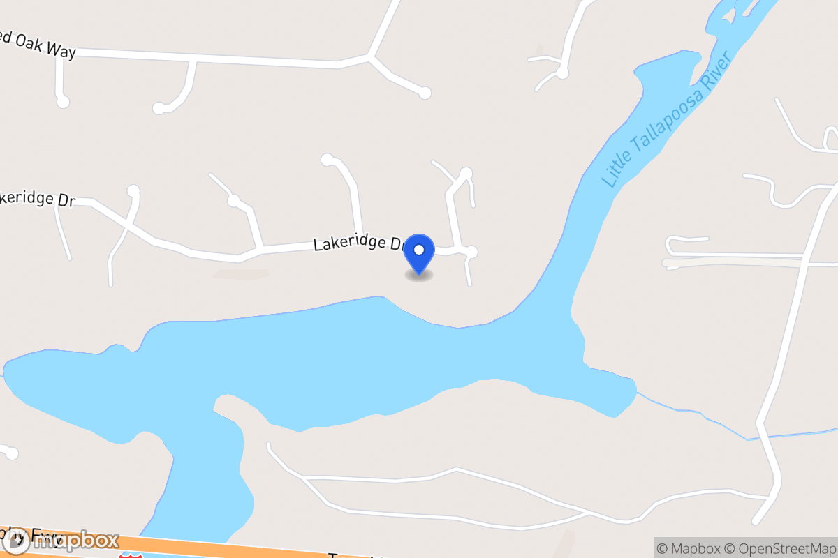 Map of 363 Lakeridge Dr