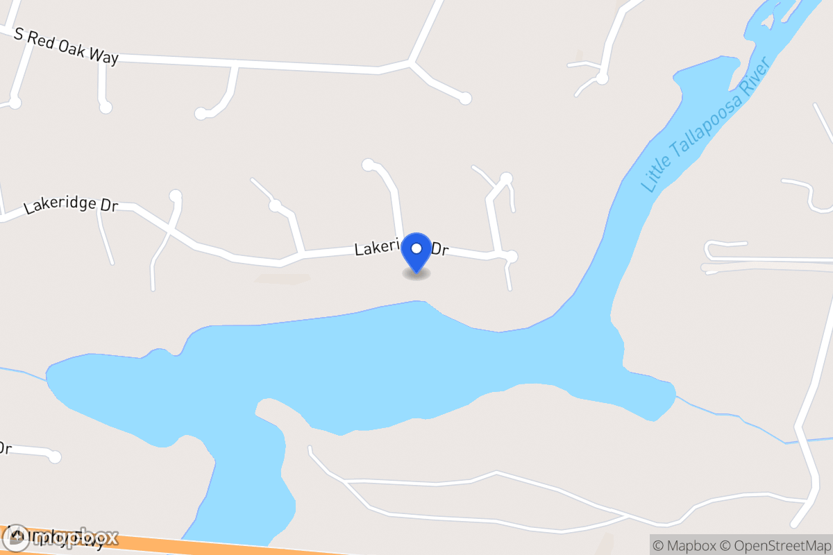 Map of 339 Lakeridge Dr
