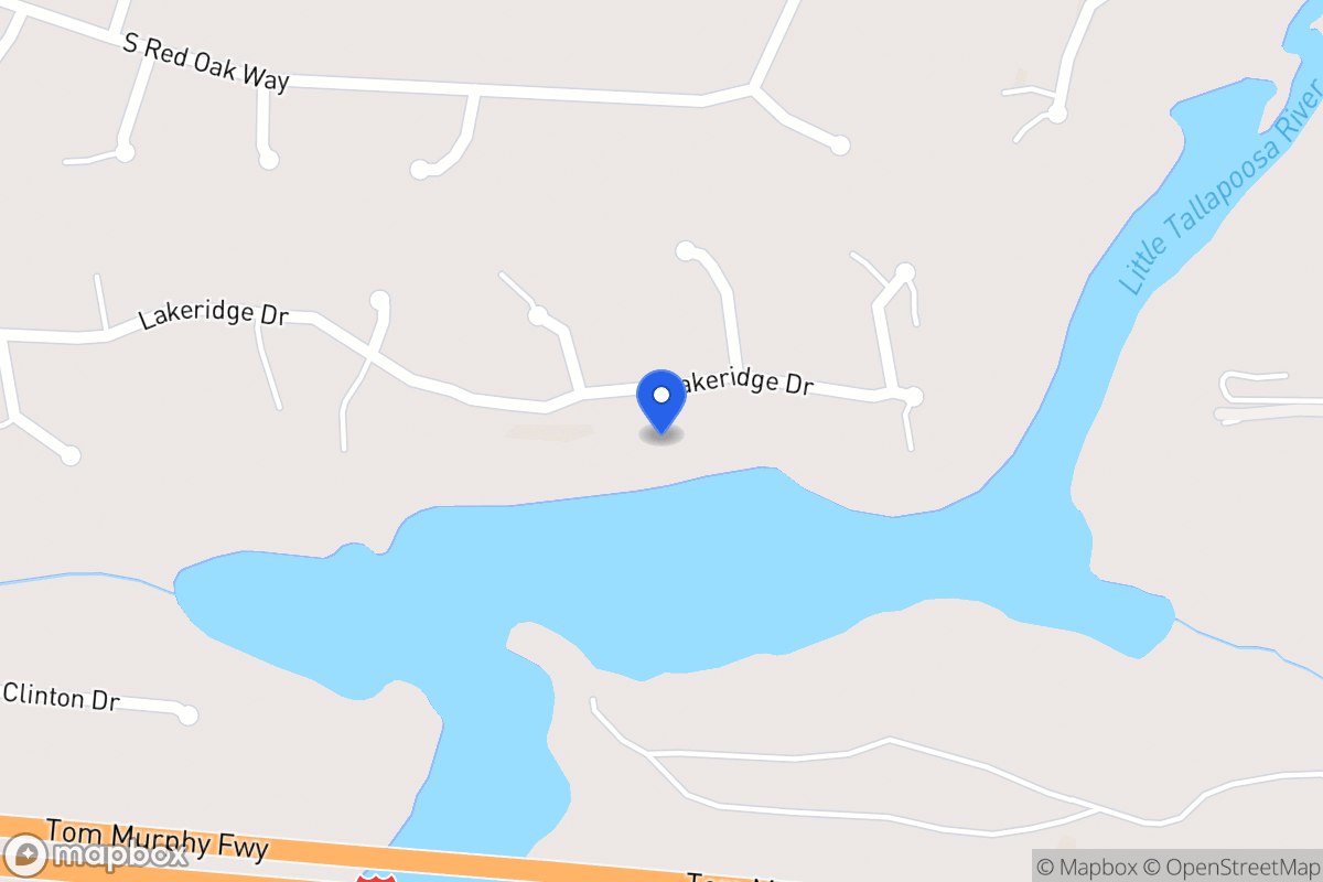 Map of 309 Lakeridge Dr