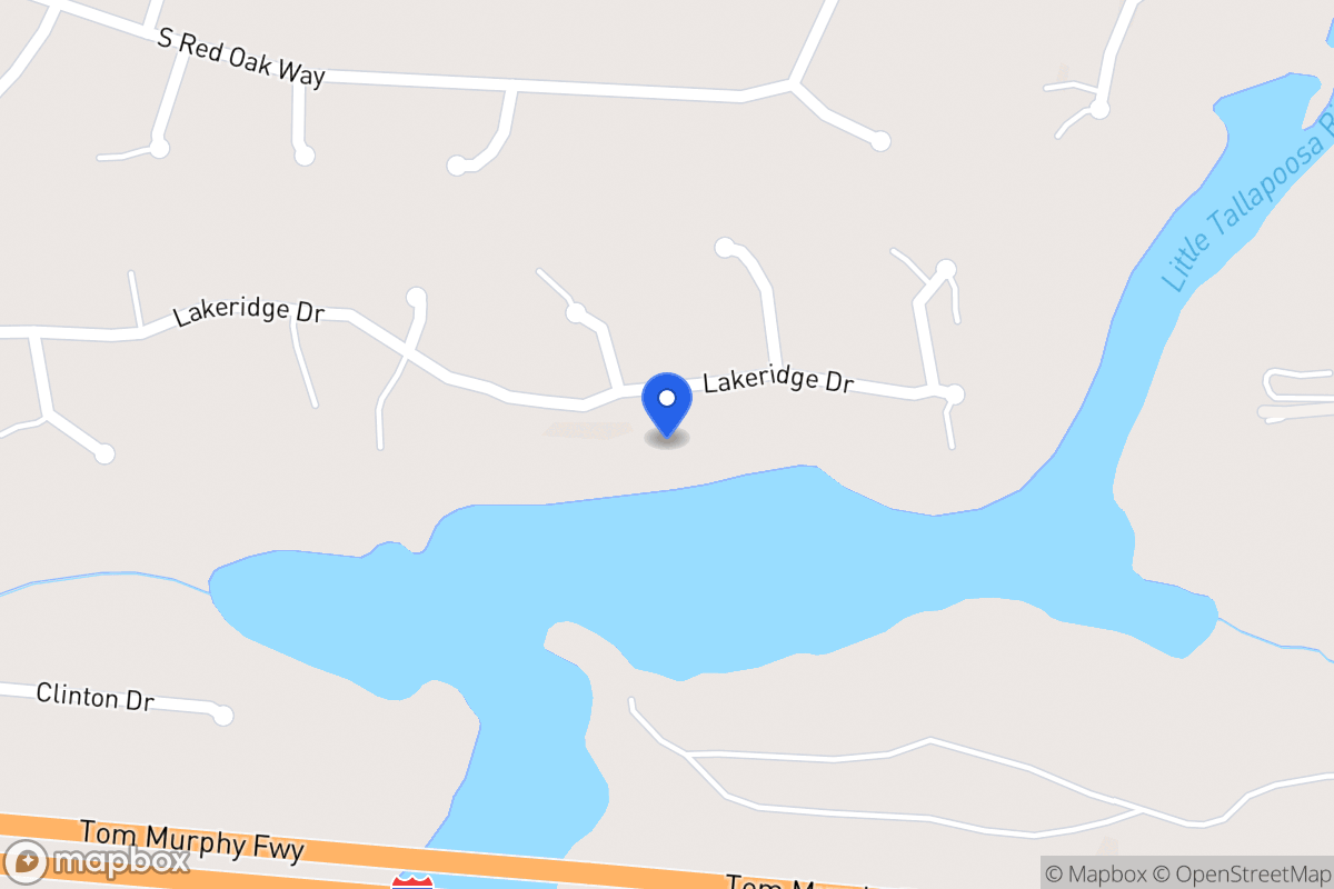 Map of 299 Lakeridge Dr
