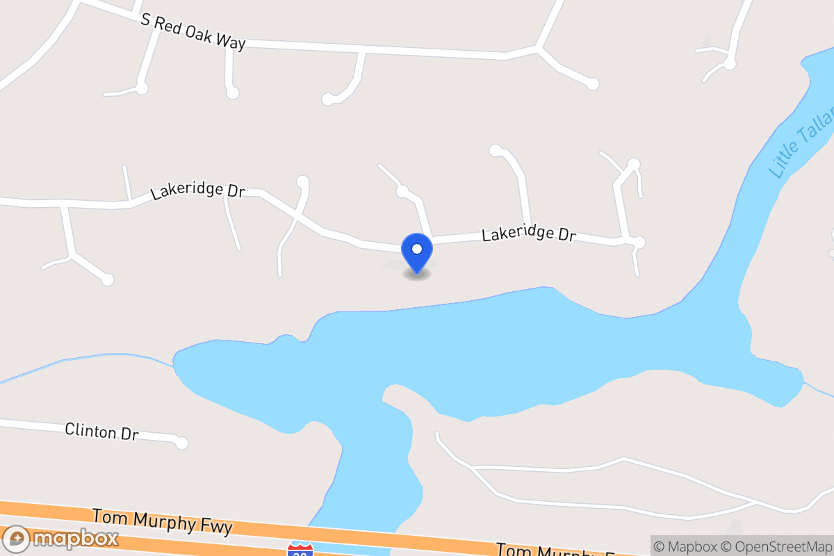 Map of 279 Lakeridge Dr