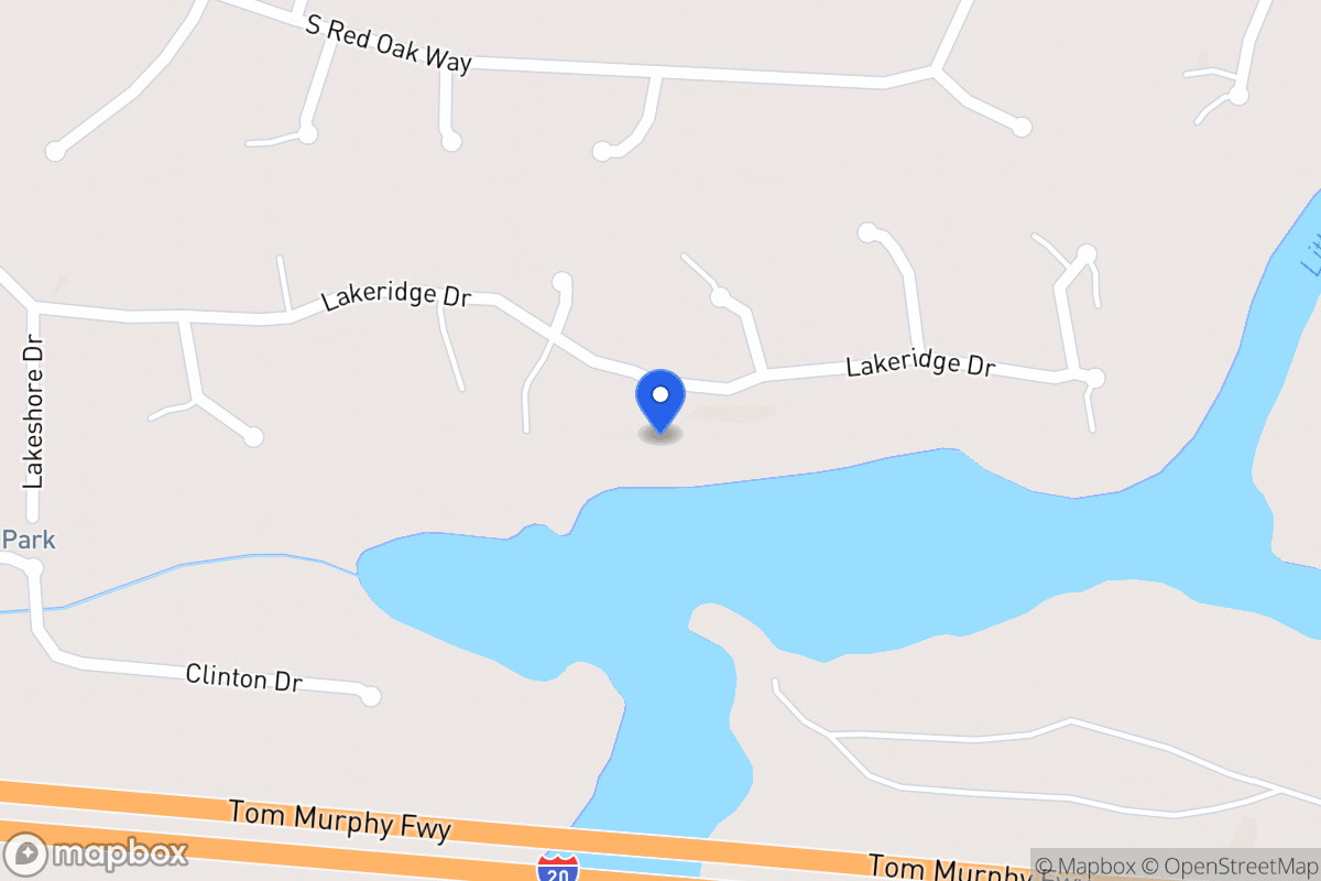 Map of 251 Lakeridge Dr