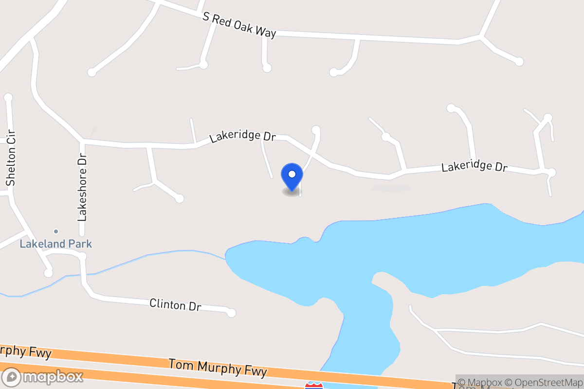 Map of 217 Lakeridge Dr