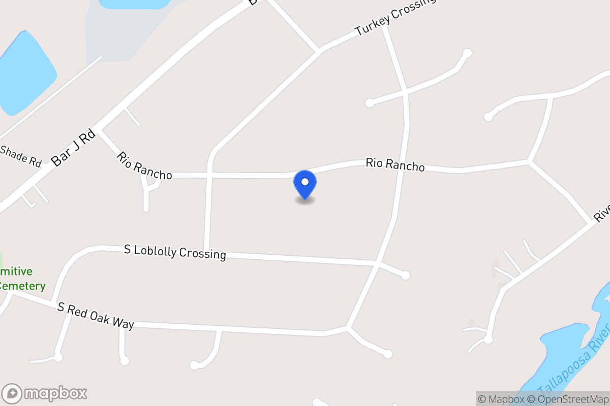 Map of 125 Rio Rancho Dr
