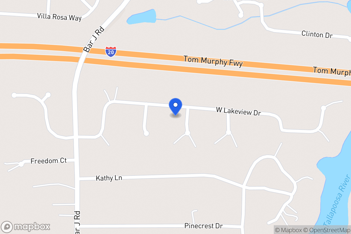 Map of 109 W Lakeview Dr