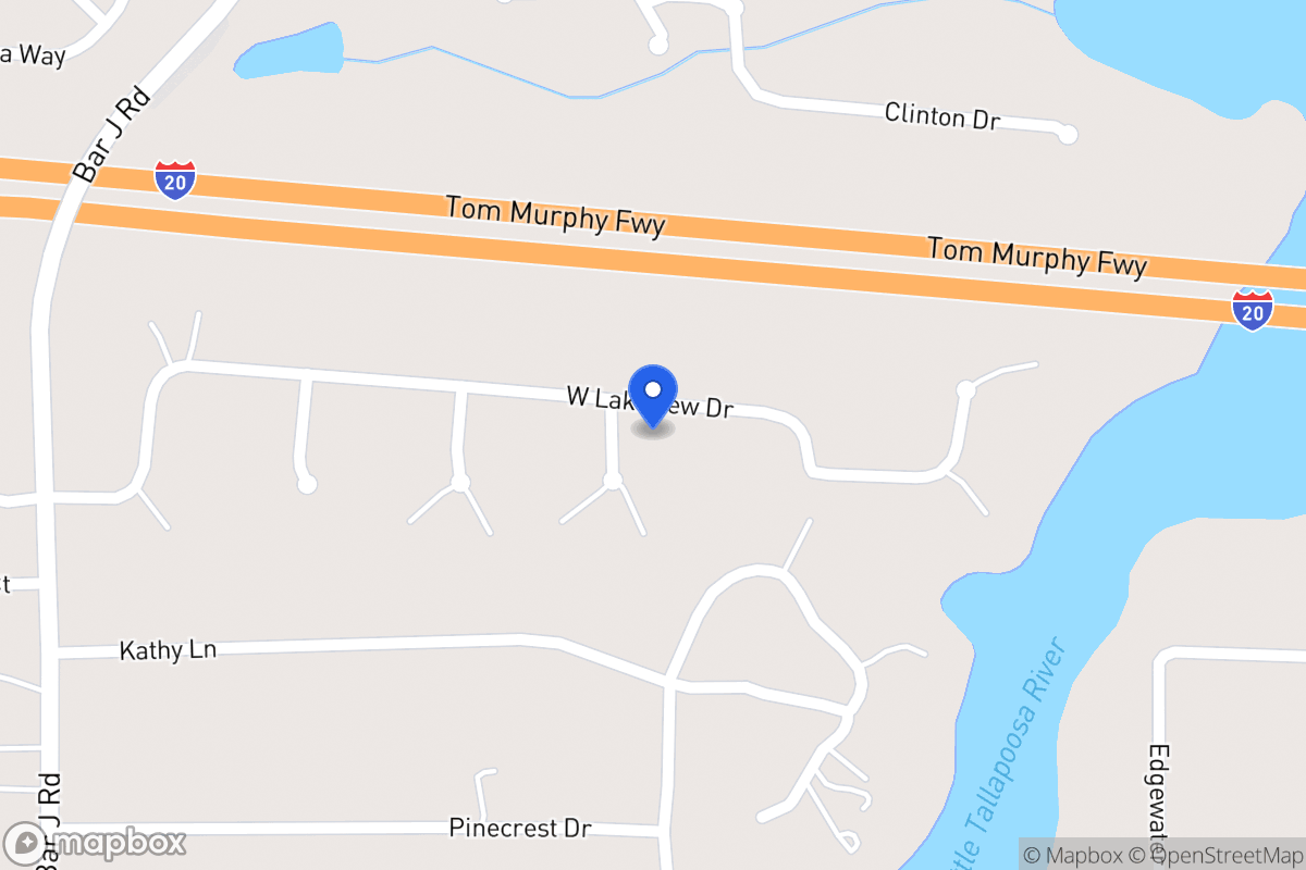 Map of 153 W Lakeview Dr