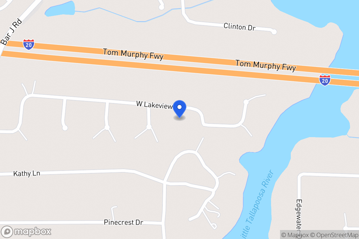Map of 163 W Lakeview Dr
