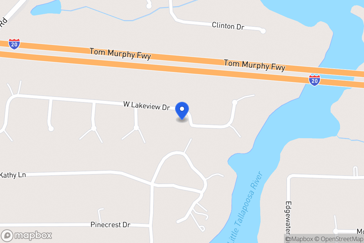 Map of 183 W Lakeview Dr