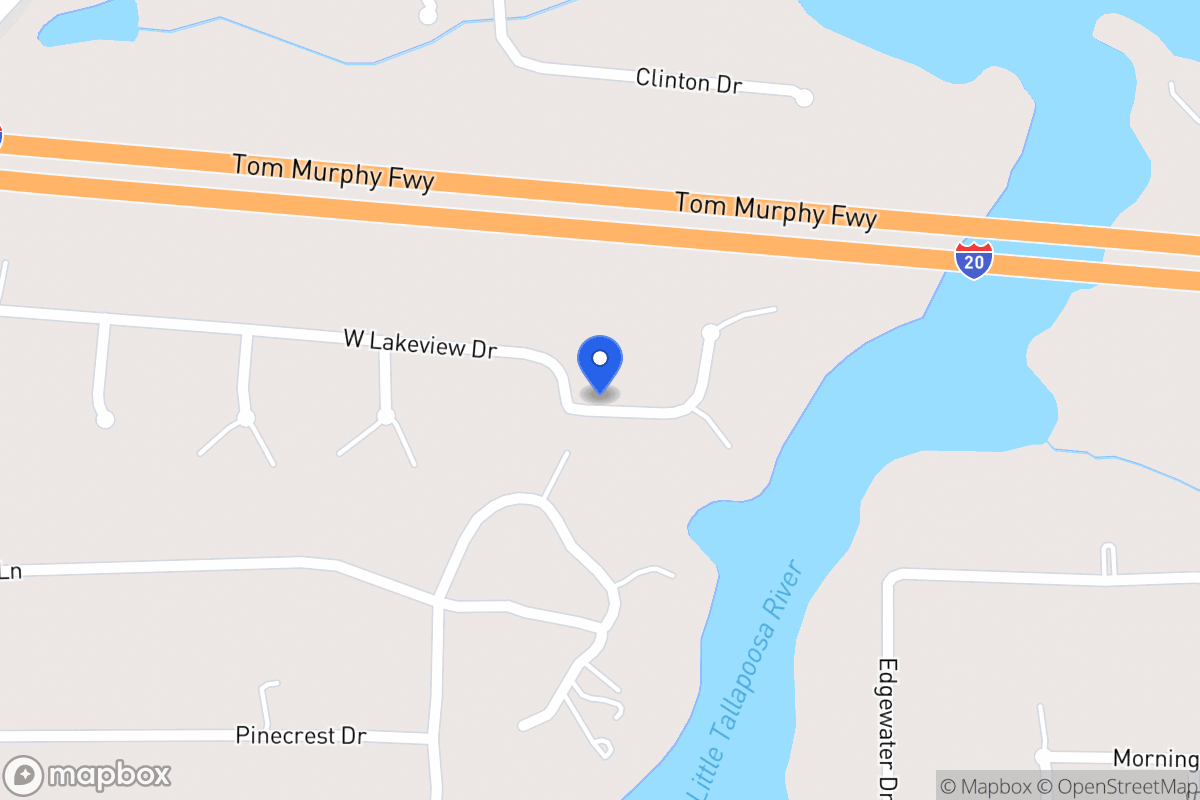 Map of 194 W Lakeview Dr