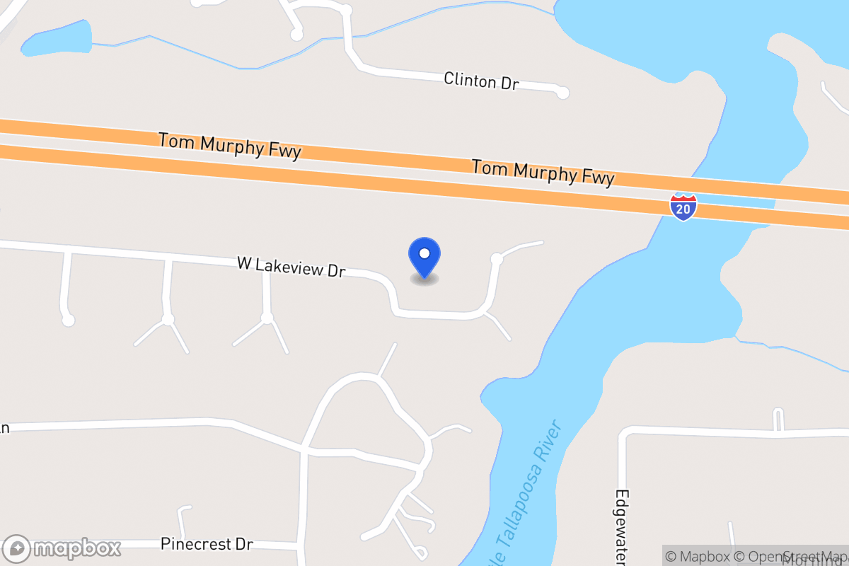 Map of 188 W Lakeview Dr