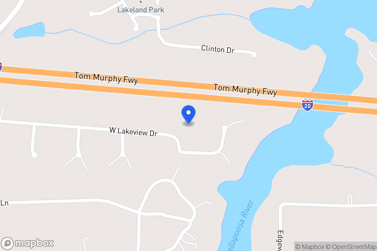 Map of 182 W Lakeview Dr