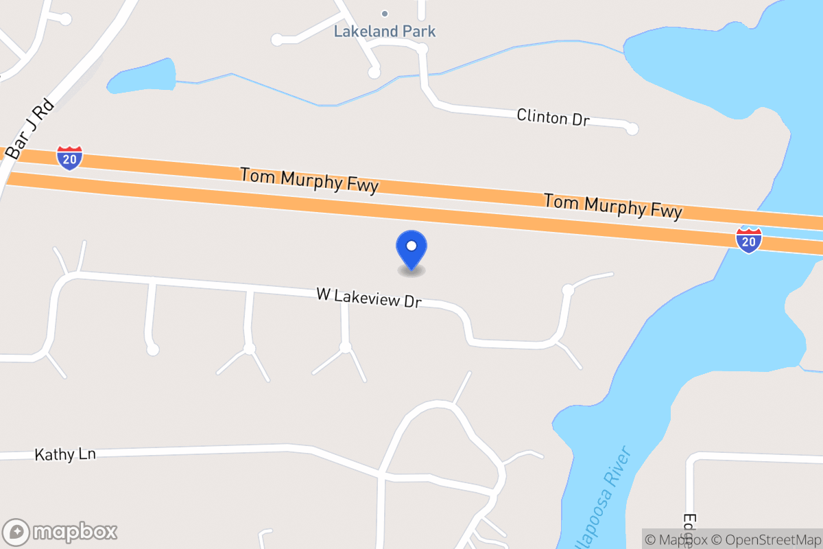 Map of 164 W Lakeview Dr