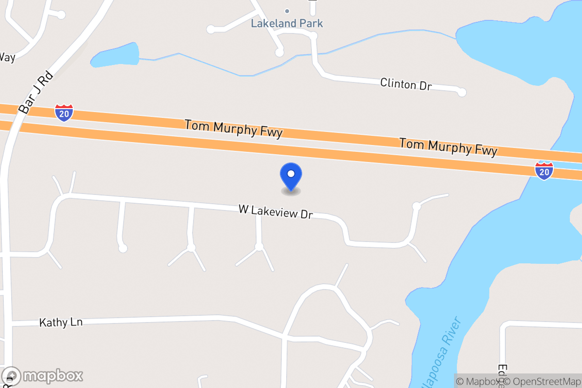 Map of 158 W Lakeview Dr