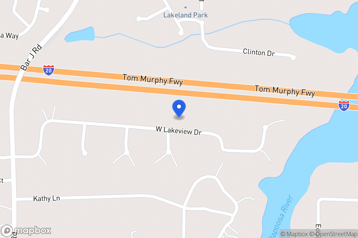 Map of 152 W Lakeview Dr