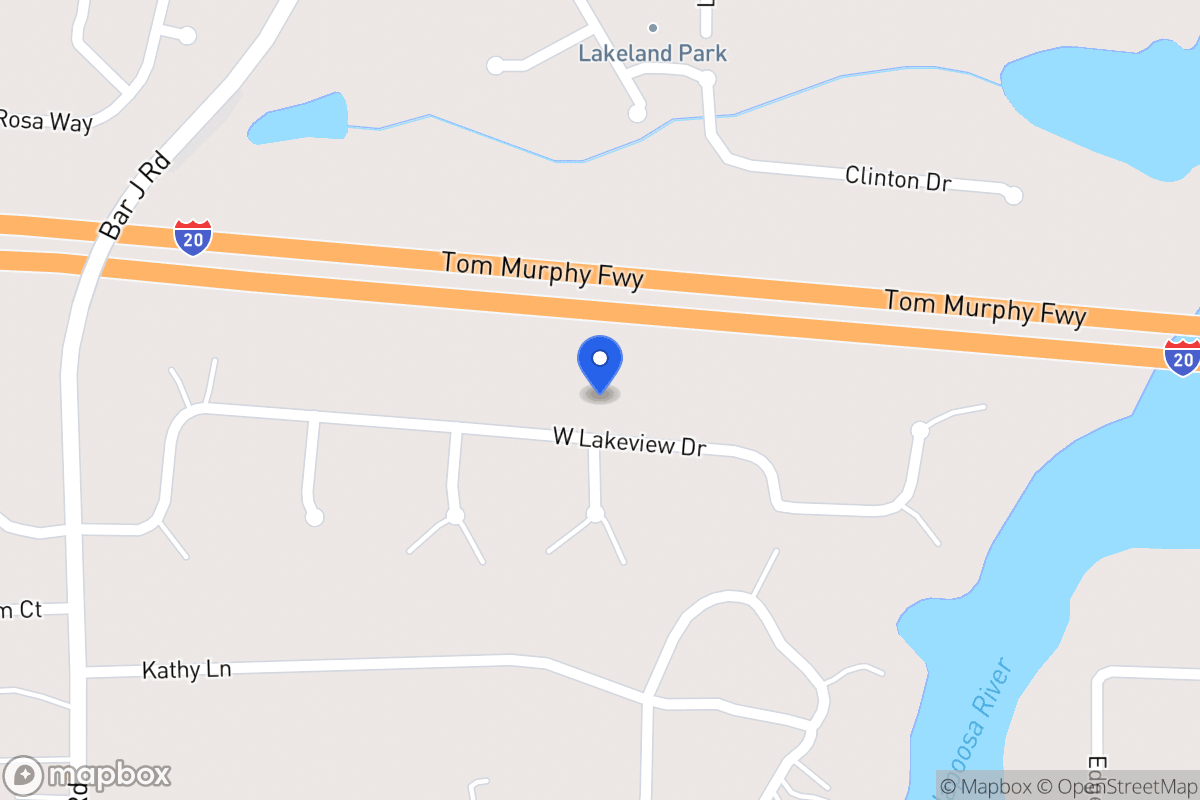 Map of 146 W Lakeview Dr