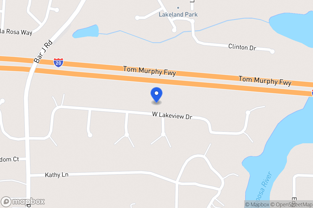 Map of 140 W Lakeview Dr