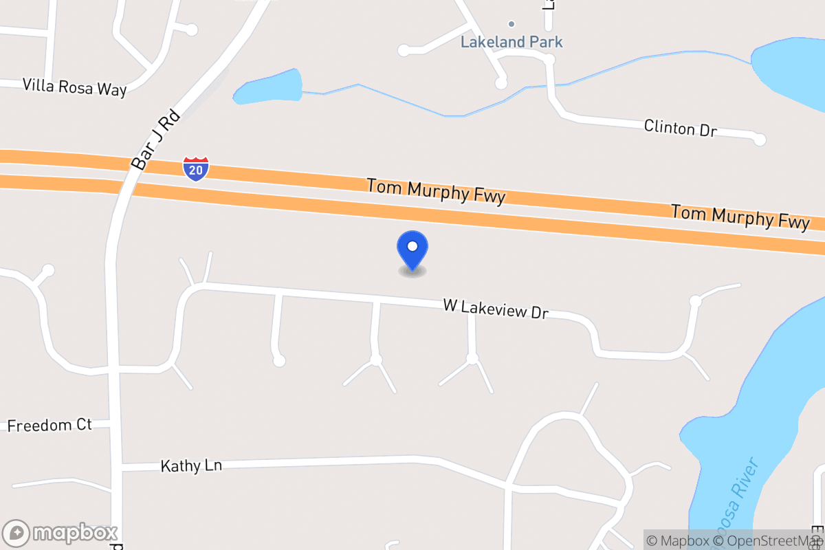 Map of 128 W Lakeview Dr