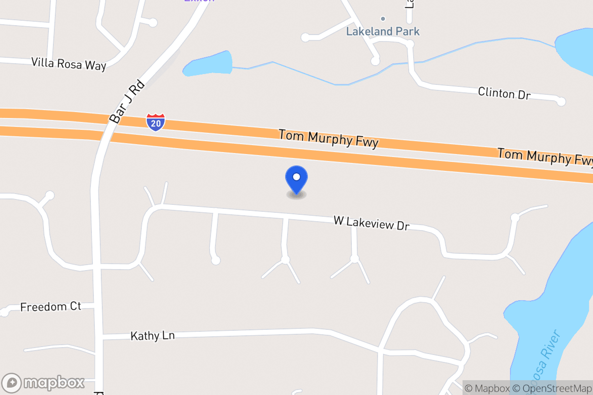 Map of 122 W Lakeview Dr