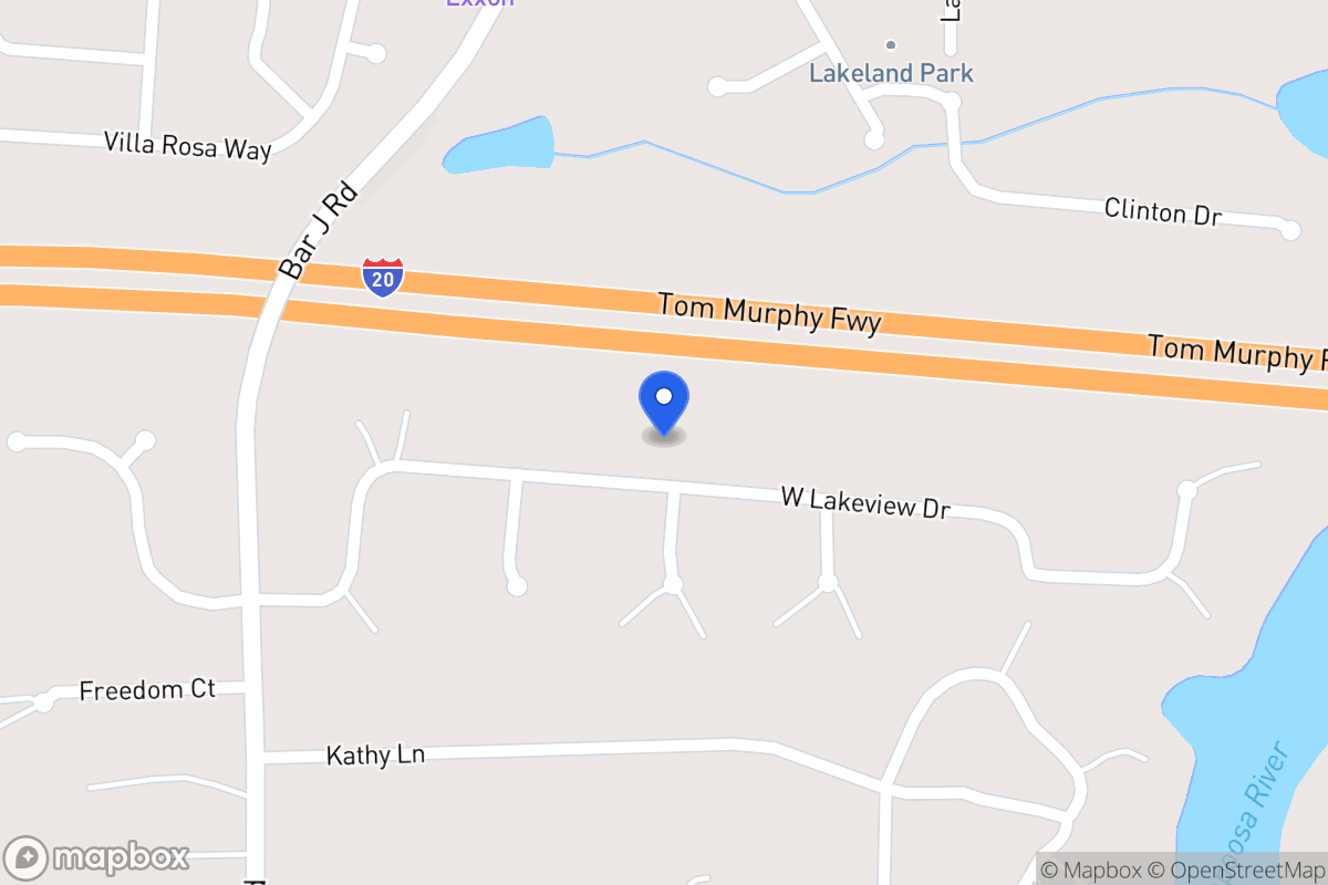 Map of 116 W Lakeview Dr