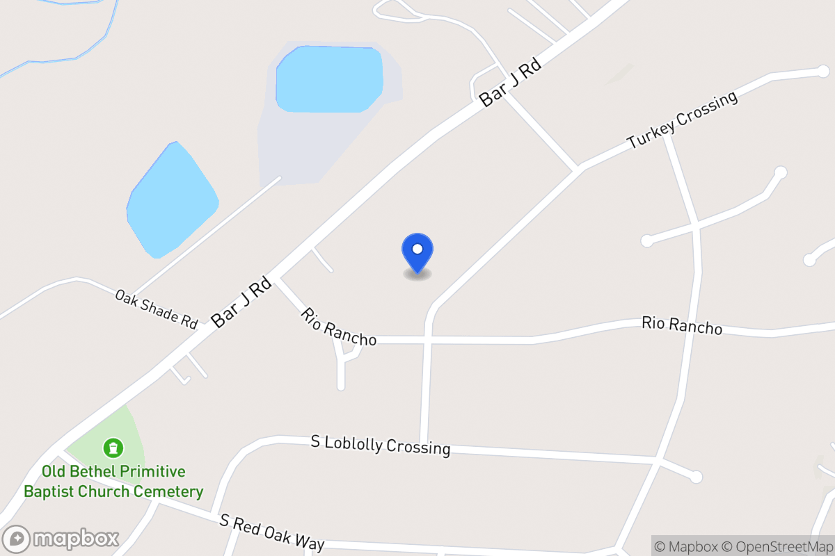 Map of 10 N Loblolly Xing
