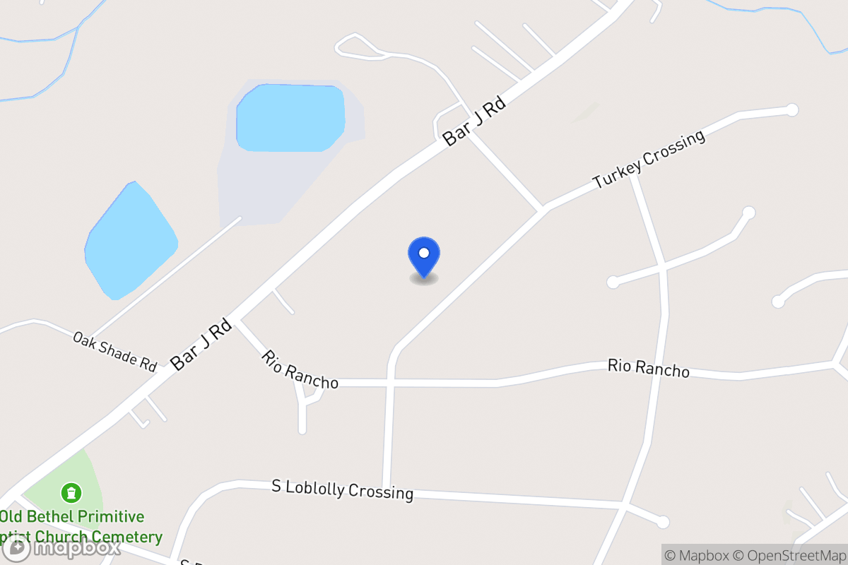 Map of 38 N Loblolly Xing
