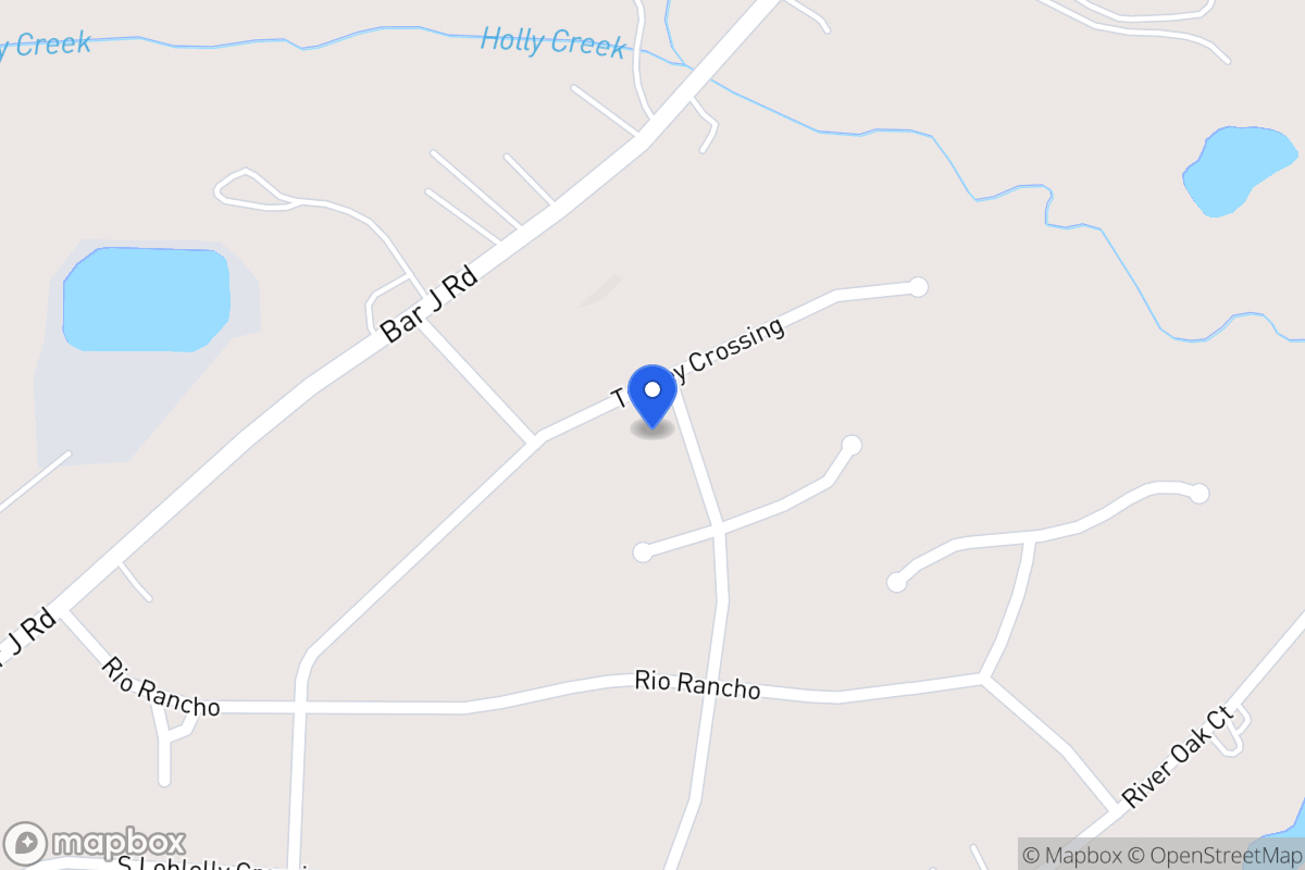 Map of 157 N Loblolly Xing