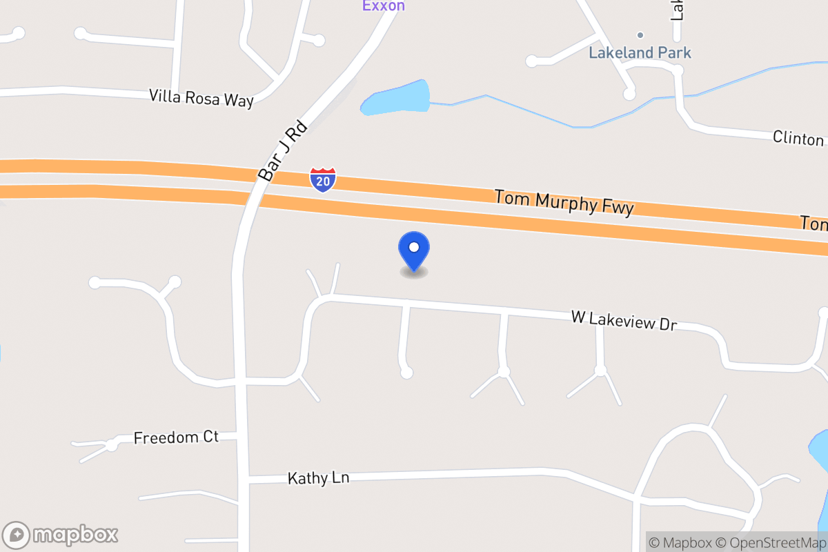 Map of 92 W Lakeview Dr