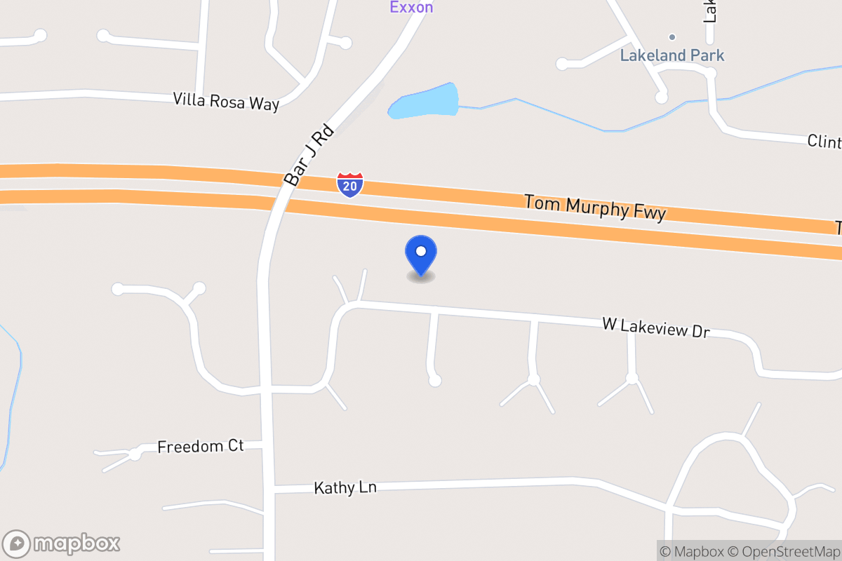 Map of 86 W Lakeview Dr