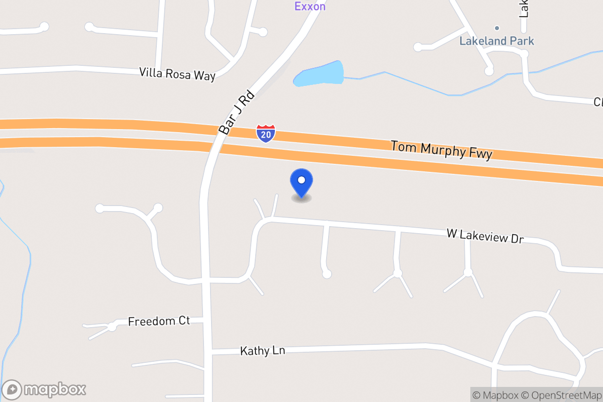 Map of 80 W Lakeview Dr