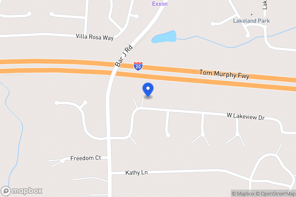 Map of 74 W Lakeview Dr