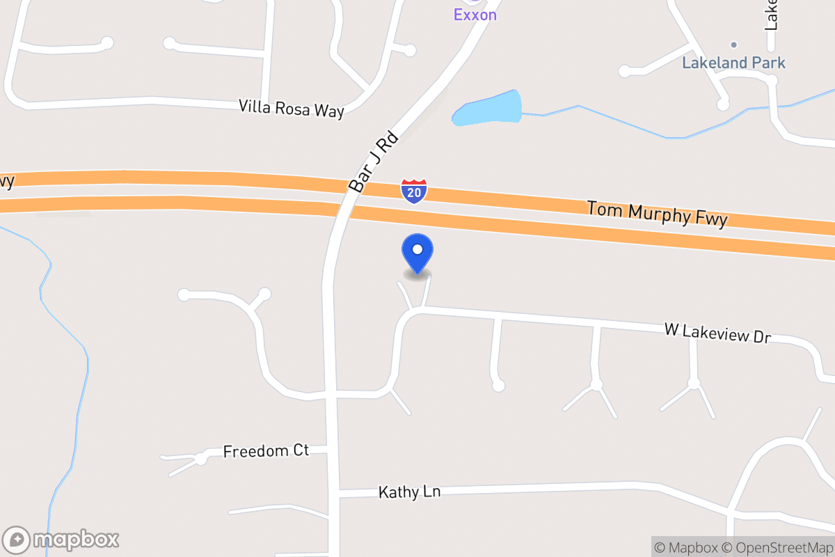 Map of 68 W Lakeview Dr