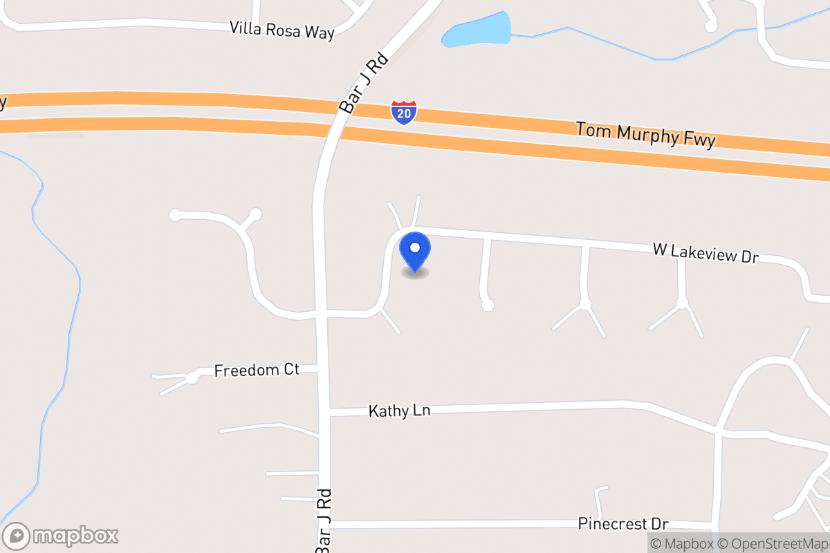 Map of 43 W Lakeview Dr